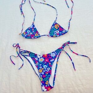 Bright Swimwear Maria top and bottom. Worn Once. Like New